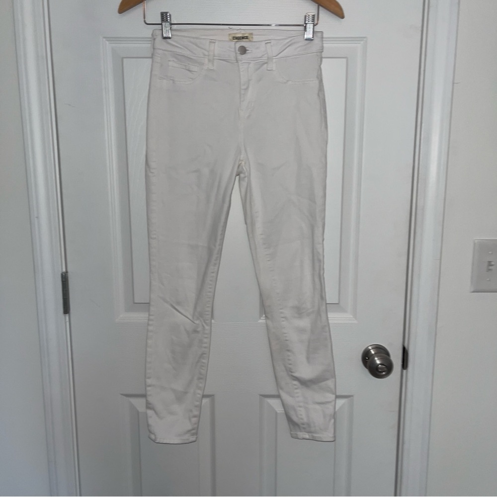 L'AGENCE High Waist Smoothing Stretch‎ Denim Ankle Crop Margot Skinny Jean 26